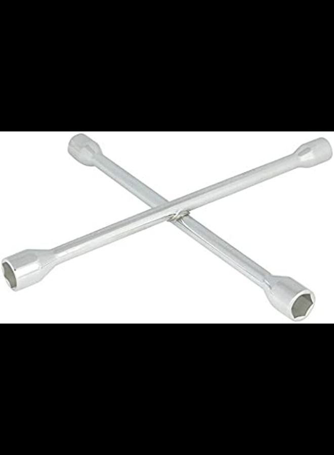 ABBASALI Metric 4 Way Lug Wrench for Car 