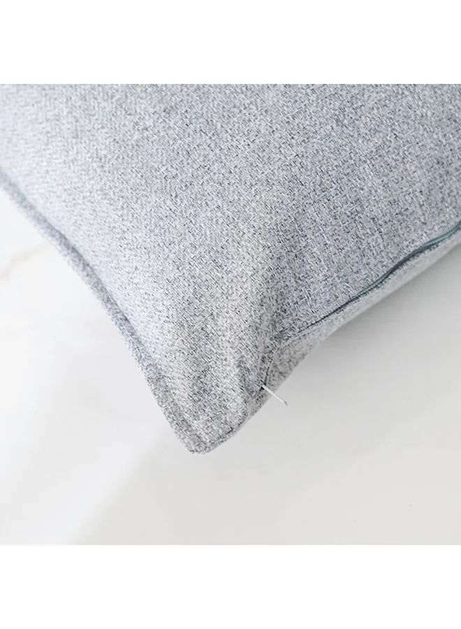 DANUBE HOME Danube Home Meadow Cushion Cover Set of 2 - Dark Grey - 45x45 cm | Polyester Couch Pillow Cover For Living Room, Bed Room 811500137805
