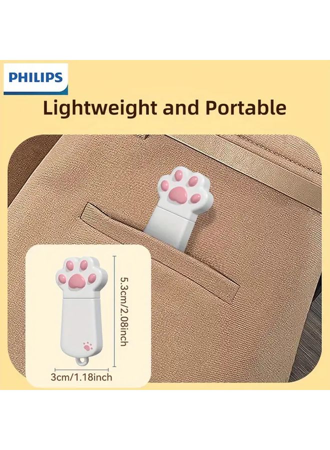 فيليبس بلاغ بلاي 2.0 يو إس بي فلاش درايف 64 جيجابايت سلسلة مفتاح مخلب لطيف طبعة كف تخزين خارجي - Image 3