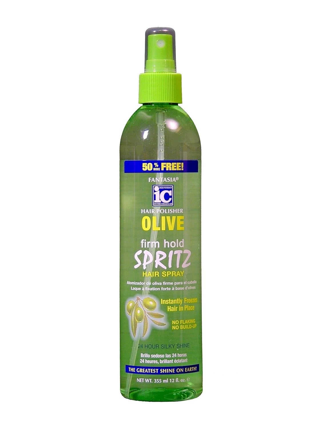 Fantasia Olive Oil Spritz Hair Spray 12 Fl Oz 651000 