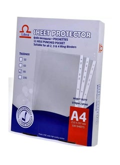 Libra Sheet Protector A4 Box 50 micron 100pcs  - Image 2