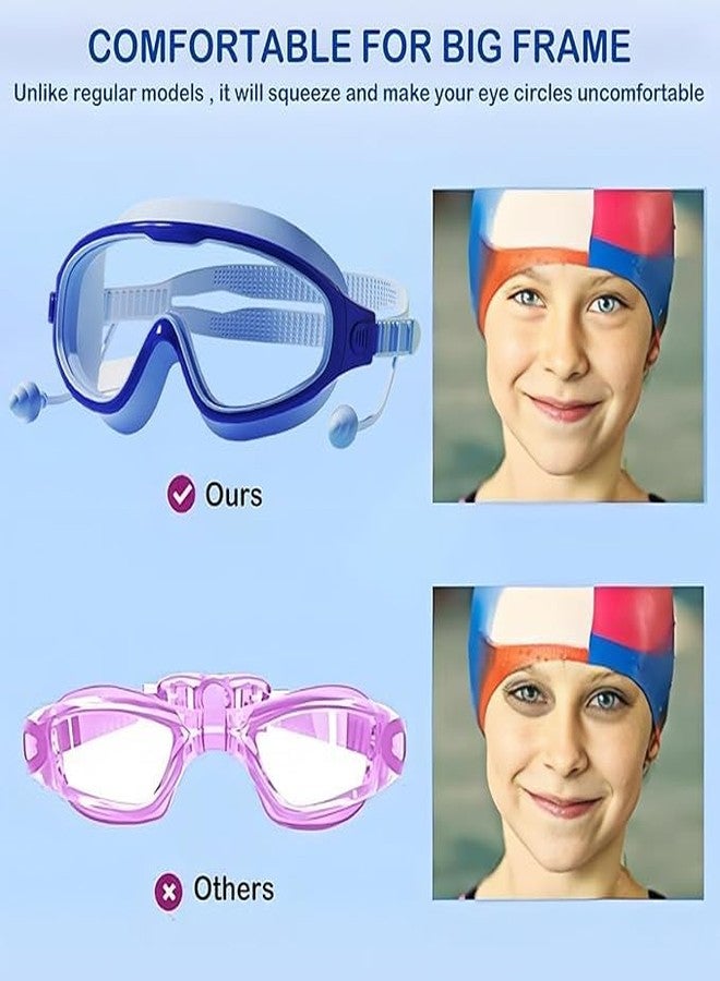 CRENTROVA Swimming Goggles for Men & Women With UV protection anti fog Adjustable Strap,UV Protection,Antifog Goggles for Swimming Girls Air Tight,No Leaking - Image 3