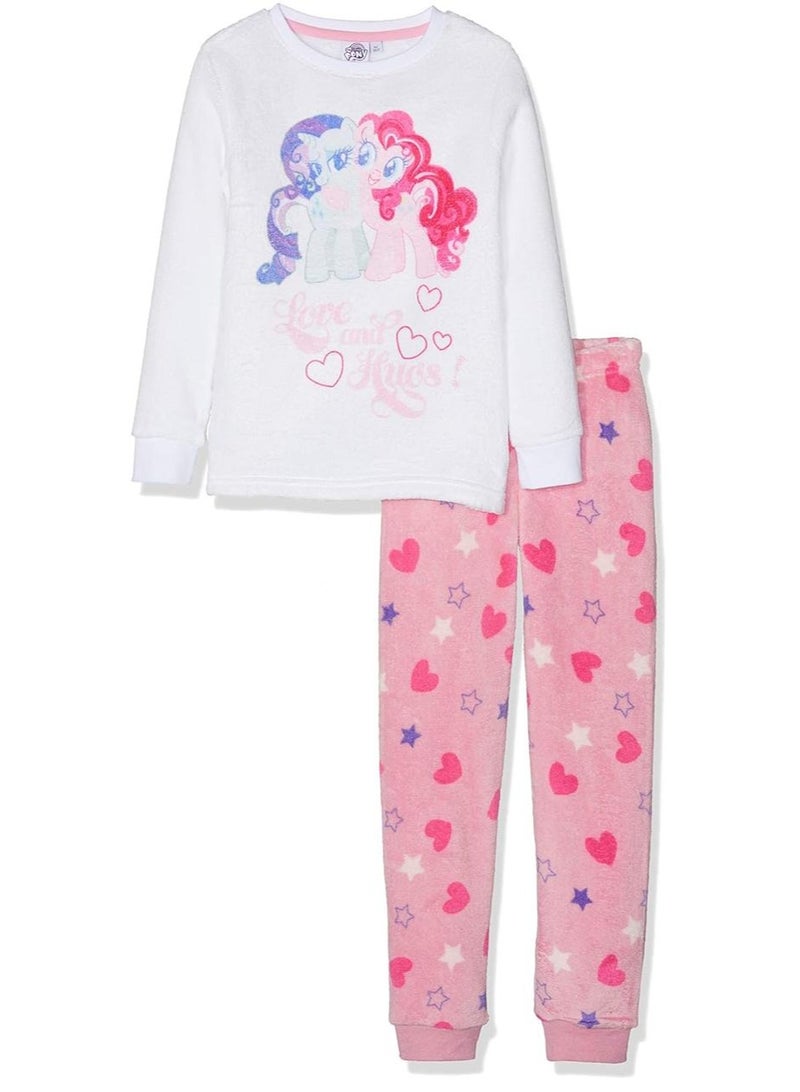 ماي ليتل بوني طقم بيجامة من الصوف المرجاني للفتيات من ماي ليتل بوني من Kids TV - Image 1