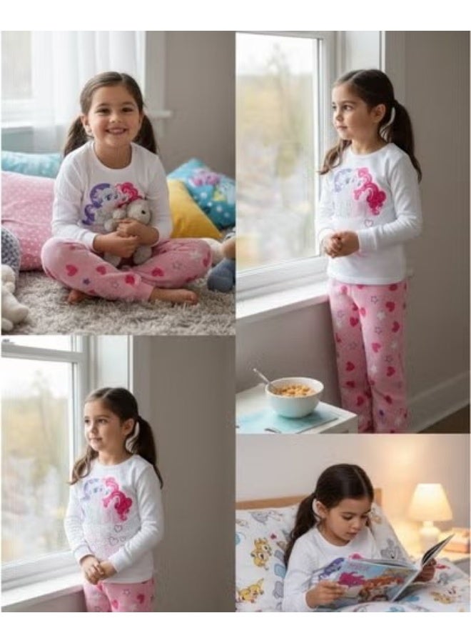 ماي ليتل بوني طقم بيجامة من الصوف المرجاني للفتيات من ماي ليتل بوني من Kids TV - Image 4