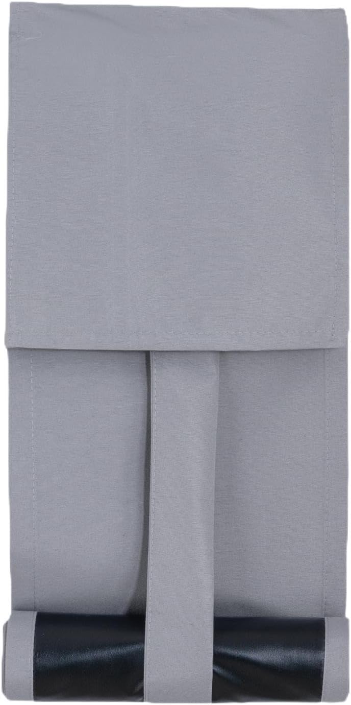 Portable Door Window Shade Curtain, Blackout Cover 25x77cm for Easy Replacement, Light Grey - Image 1