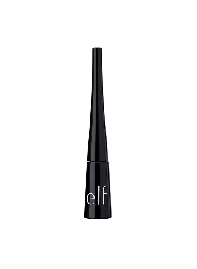 elf Liquid Eyeliner, High-pigment Liquid Eyeliner With Extra-Fine Brush Tip, Easy Glide Smudge-proof Formula, Jet Black - Image 2