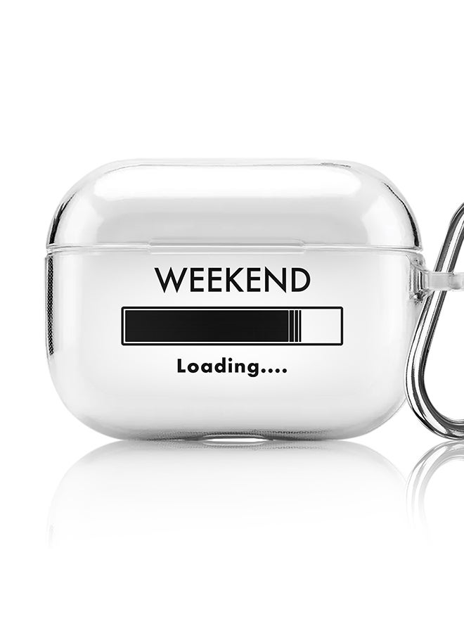 Stylizedd Classic Clear printed Case for Apple AirPods Pro 2nd Generation Thin Transparent Cover [Designed for Apple AirPods Pro 2nd Generation] - Weekend loading - Image 1