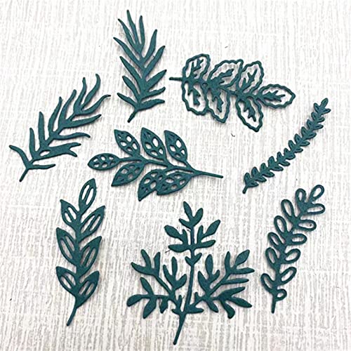 MosBug 8Pcs/Set Leaf Metal Die Cuts,Various Leaves Plant Flower Cutting Dies Cut Stencils for DIY Scrapbooking Album Decorative Embossing Paper Dies Card Making - Image 4