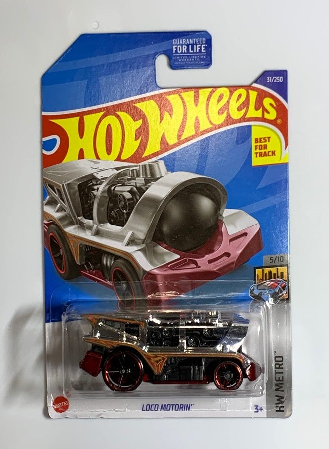 DieCast Hot Wheels Loco Motorin [Silver Chrome] - 31/250 HW Metro 5/10 () - Image 1