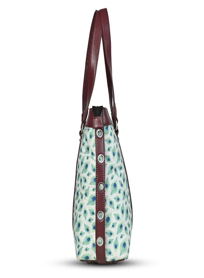 Bot Bag laptop handbag for women Feather Motif - Image 2