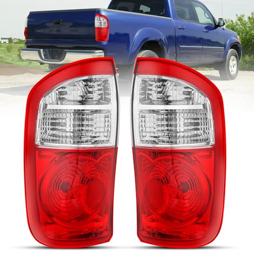 Nilight Taillight Assembly Compatible with 2004 2005 2006 Toyota Tundra 4 Door Double Cab and Crew Cab Tail Light OE Style Rear Lamp Replacement Driver and Passenger Side - Image 1