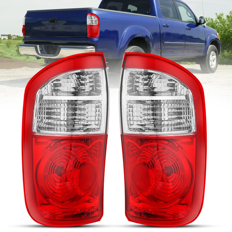 Nilight Taillight Assembly Compatible with 2004 2005 2006 Toyota Tundra 4 Door Double Cab and Crew Cab Tail Light OE Style Rear Lamp Replacement Driver and Passenger Side - Image 2