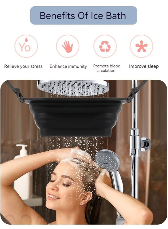 Ice Shower Attachment For Muscle Recovery,Portable Ice Bath,Cold Shower Chiller,Portable Tub For Shower - Image 3