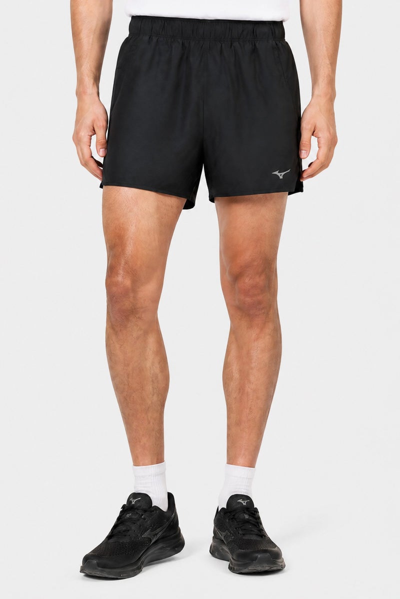 Mizuno Men Sportswear Fit Running Shorts, Black - Image 1