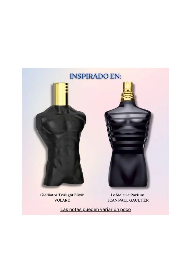 فولاري عطر جلاديتور توايلايت إليكسير أو دو برفيوم من فولاري للرجال -100 مل ( مستوحاه من جان بول غوتييه لو ميل لو برفيوم ) - Image 3