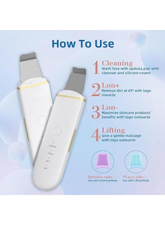 Beauenty Ultrasonic Skin Scrubber Facial Cleansing Exfoliating Lifting Rechargeable - Image 5