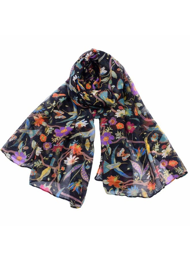 Woogwin Women's Cotton Scarves Lady Light Soft Fashion Solid Scarf Wrap Shawl - Image 1