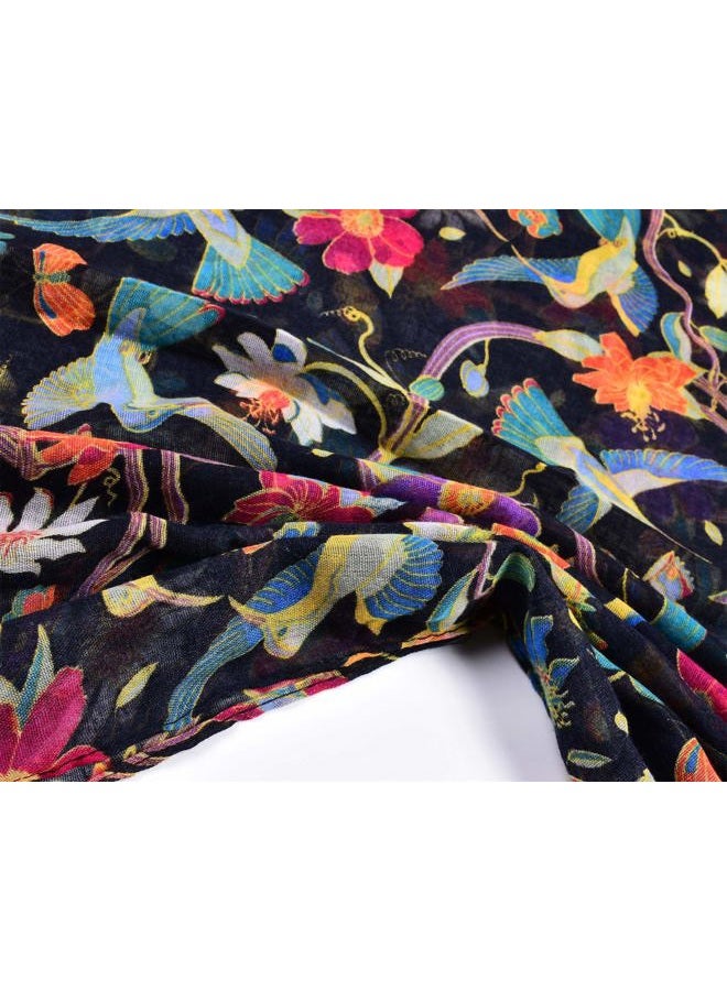 Woogwin Women's Cotton Scarves Lady Light Soft Fashion Solid Scarf Wrap Shawl - Image 4