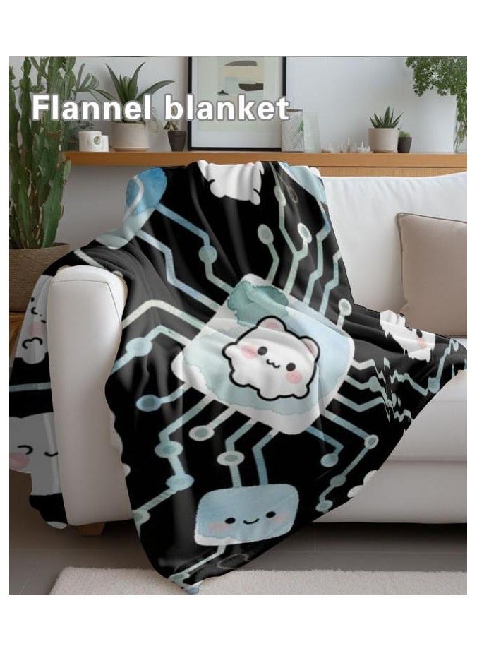 general Flannel thin blanket (warm and comfortable, suitable for sleep, gaming, dust removal and sandproof) 150cm*200cm - 322 - Image 4