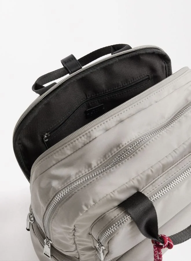 PARFOIS Nylon backpack with pendant