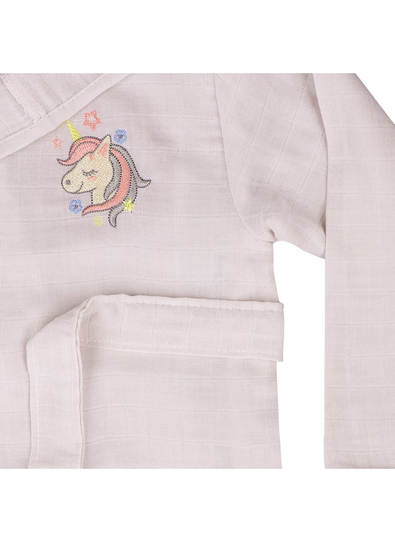 Miespiga Unicorn Kids Muslin Bathrobe  - Image 3