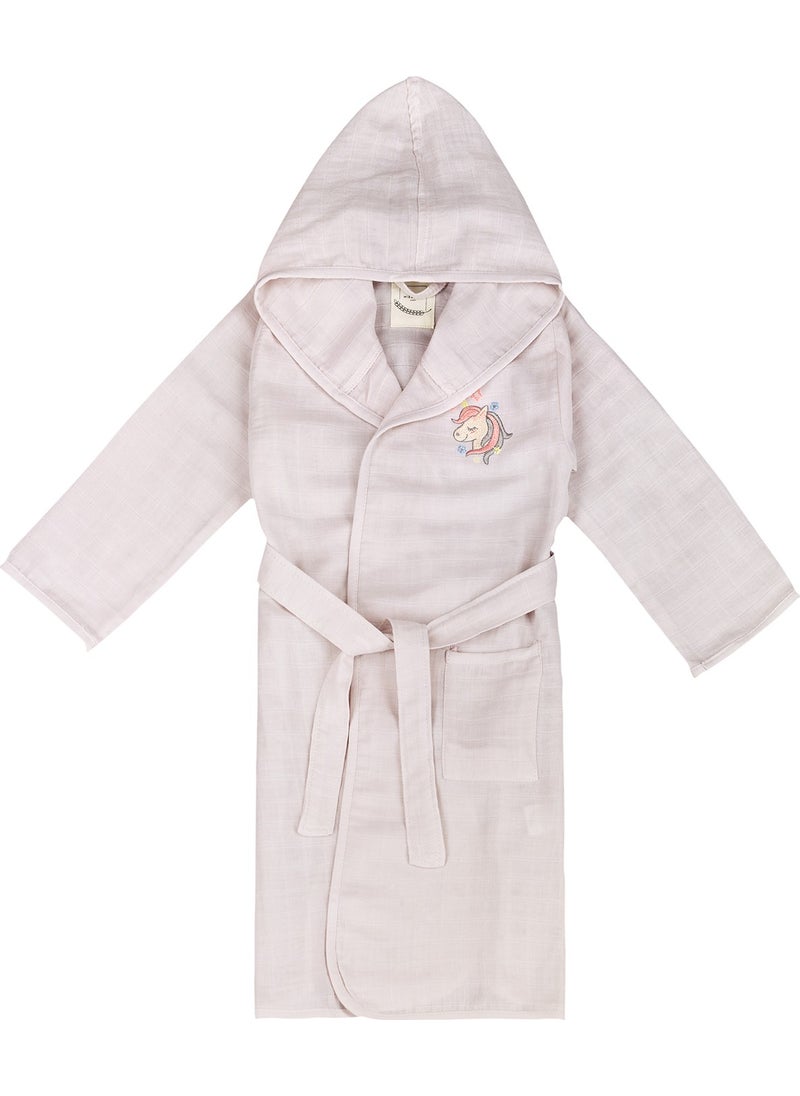 Miespiga Unicorn Kids Muslin Bathrobe  - Image 1