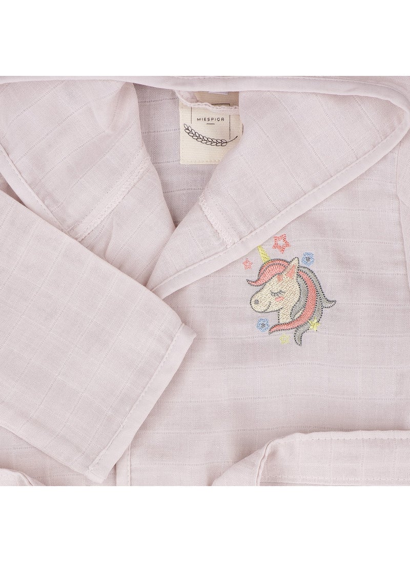 Miespiga Unicorn Kids Muslin Bathrobe  - Image 2