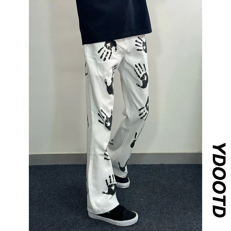 Unisex Classic Denim Jeans Loose Fit Daily Outdoor Wear - Image 1
