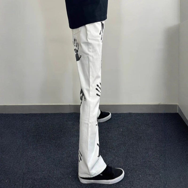 Unisex Classic Denim Jeans Loose Fit Daily Outdoor Wear - Image 3