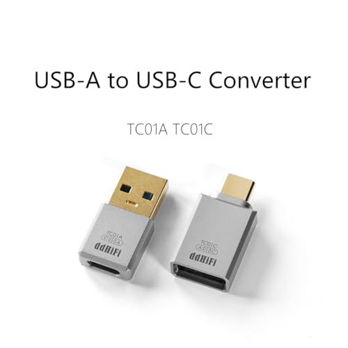 DD ddHiFi TC01A HiFi Quality USB-A to USB-C Adapter Converter, Compatible with Phone, Computer, PC, Tablet and More - Image 2