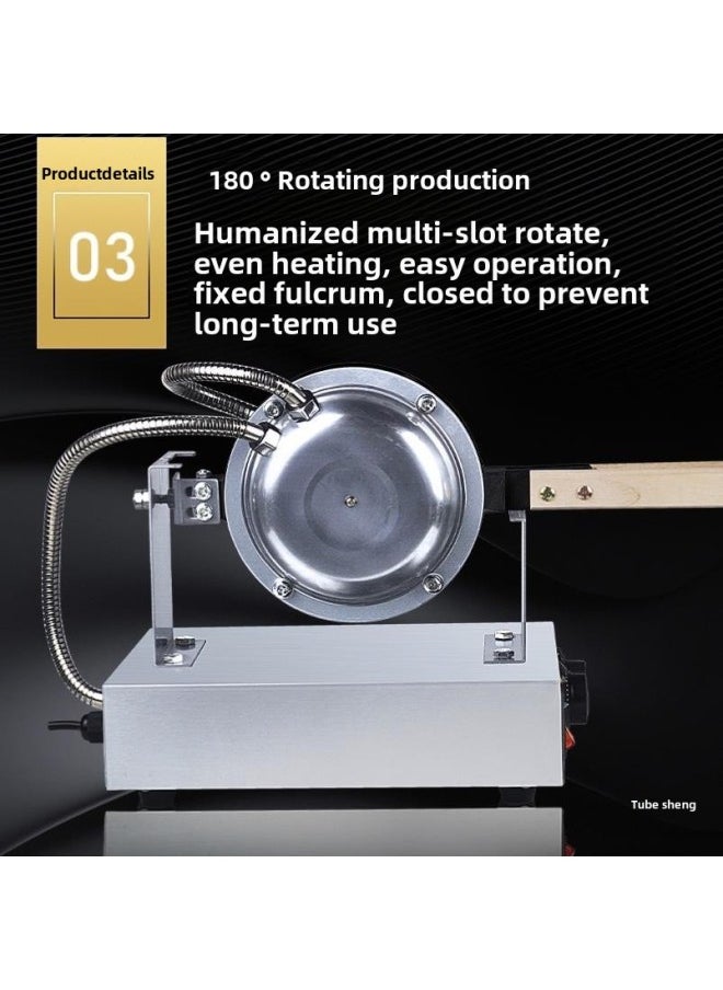Generic Egg Machine Commercial Electric Heating Egg Pot Mold Hong Kong-style Egg Machine Stall Gas Dessert Egg Machine-Specifications:Gas Egg Machine (bare Metal)  - Image 5