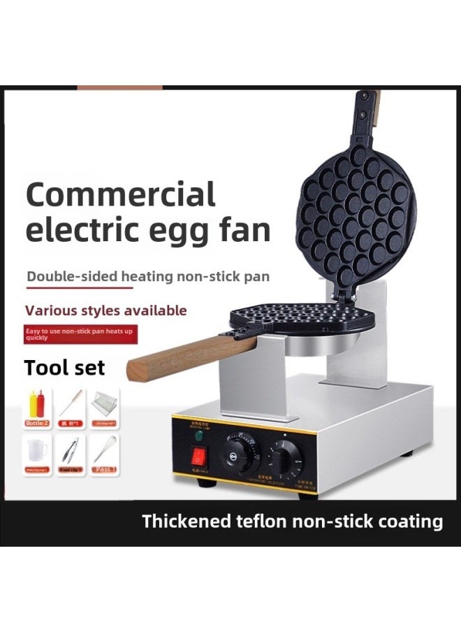 Generic Egg Machine Commercial Electric Heating Egg Pot Mold Hong Kong-style Egg Machine Stall Gas Dessert Egg Machine-Specifications:Gas Egg Machine (bare Metal)  - Image 2