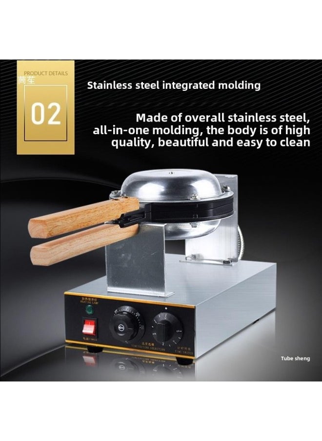 Generic Egg Machine Commercial Electric Heating Egg Pot Mold Hong Kong-style Egg Machine Stall Gas Dessert Egg Machine-Specifications:Gas Egg Machine (bare Metal)  - Image 4