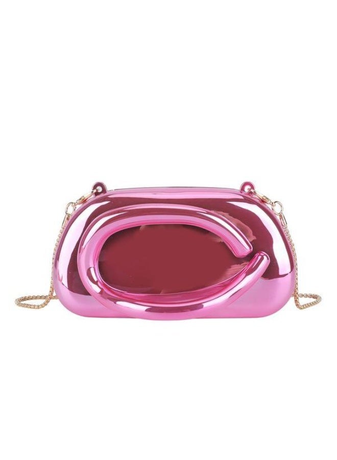 Women's evening handbag, made of acrylic, shoulder bag, chain crossbody bag, suitable for weddings and casual occasions. - Image 1