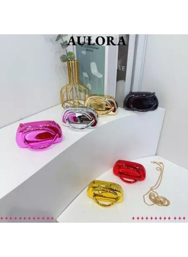 Women's evening handbag, made of acrylic, shoulder bag, chain crossbody bag, suitable for weddings and casual occasions. - Image 2