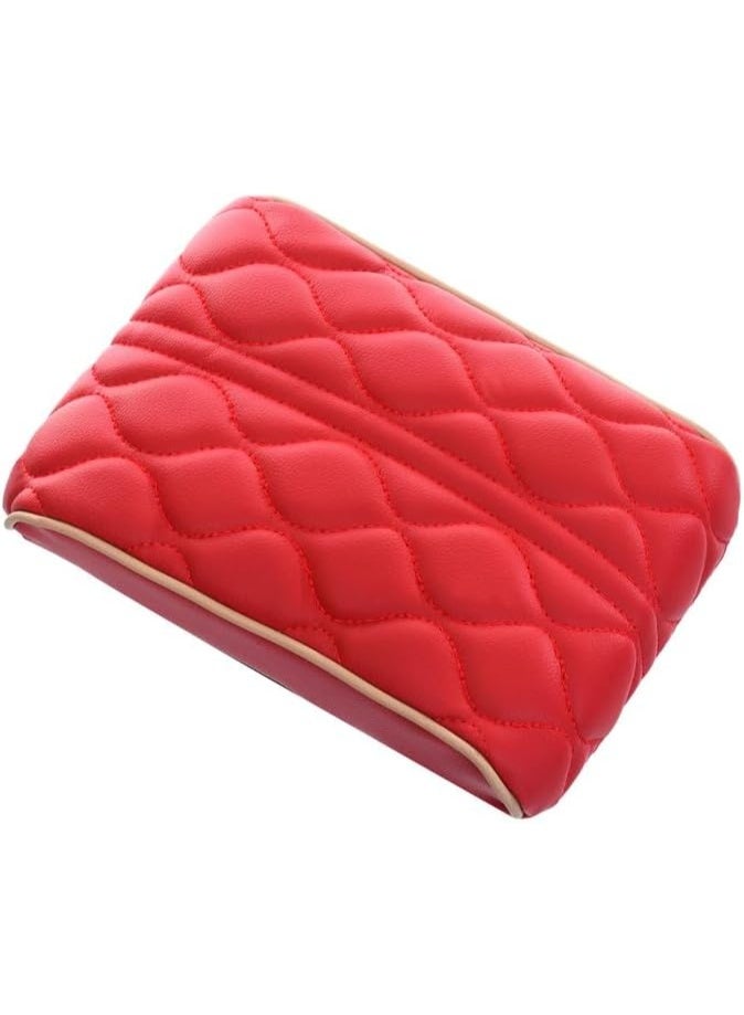 وسادة مسند ذراع وحدة التحكم المركزية مصنوعة من الميموري فوم لمعظم انواع السيارات - احمر - Image 2