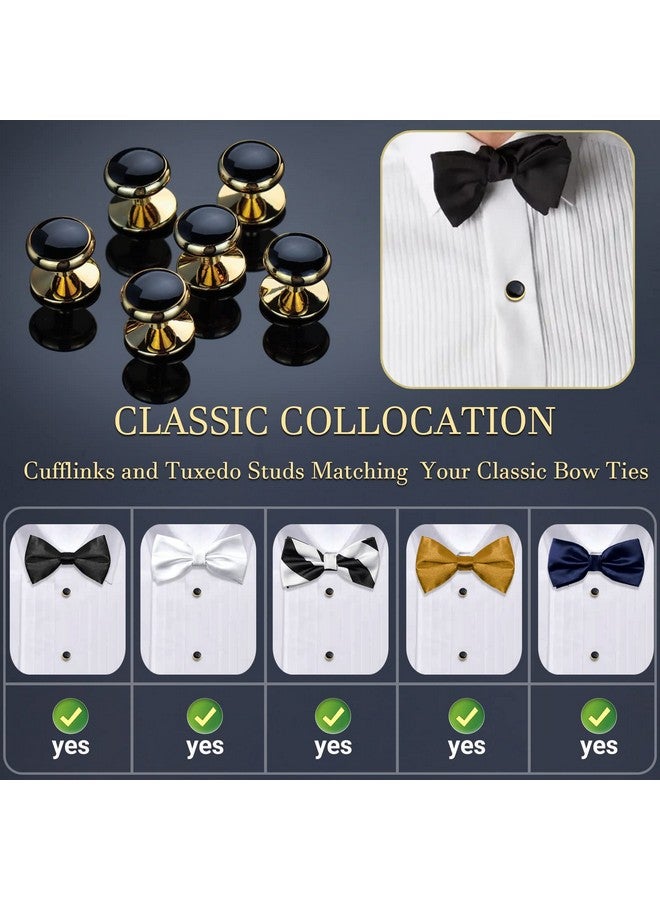 هاوسن طقم أزرار أكمام ودبابيس سهرة للرجال من HAWSON مع صندوق هدايا؛ مجوهرات أو إكسسوارات رجالية مناسبة للبدلة السوداء والقمصان البيضاء والصدرية وربطة العنق الحمراء في حفلات الزفاف أو الذكرى السنوية وأعياد الميلاد - Image 5