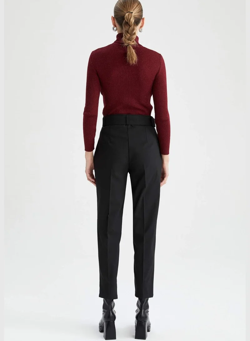 DeFacto Woman Slim Fit Woven Bottom Trousers