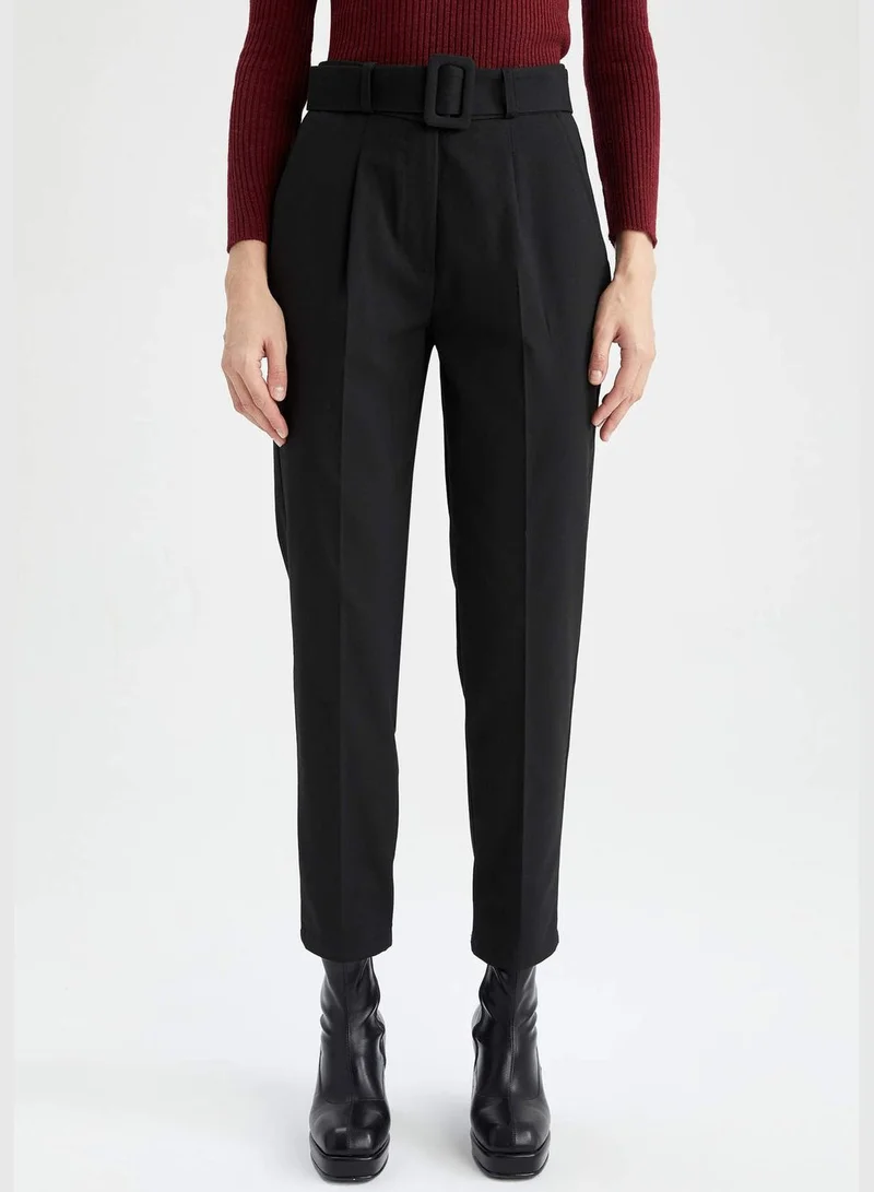 DeFacto Woman Slim Fit Woven Bottom Trousers
