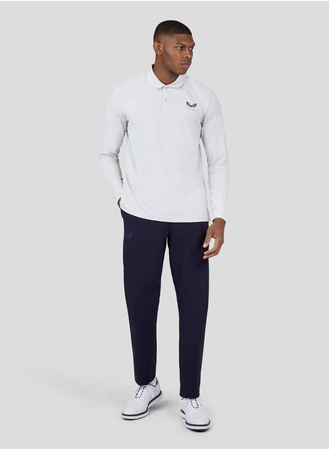 كاستور Stone Grey Golf Essential Long Sleeve Polo  - Image 3