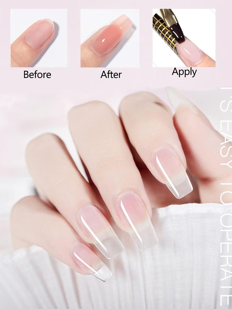 Yokilly Nail Forms for Acrylic Nails, 200PCS Nail Forms for Polygel Nail Tips Guide, Nail Forms For Builder Gel, Nail Forms Roll for Salon Nail Former Stickers with Numbers Marked for Nail Art DIY - Image 4