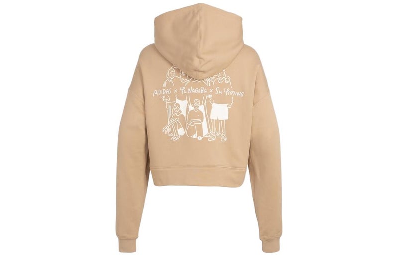 Adidas (WMNS) adidas Origianls x Yu Nagaba x Su Yiming Hoodies 'Beige' - Image 2
