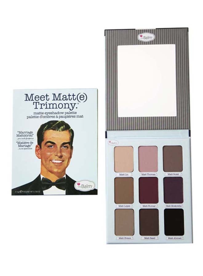 theBalm Cosmetics Meet Matte Trimony Eyeshadow Palette Multicolour