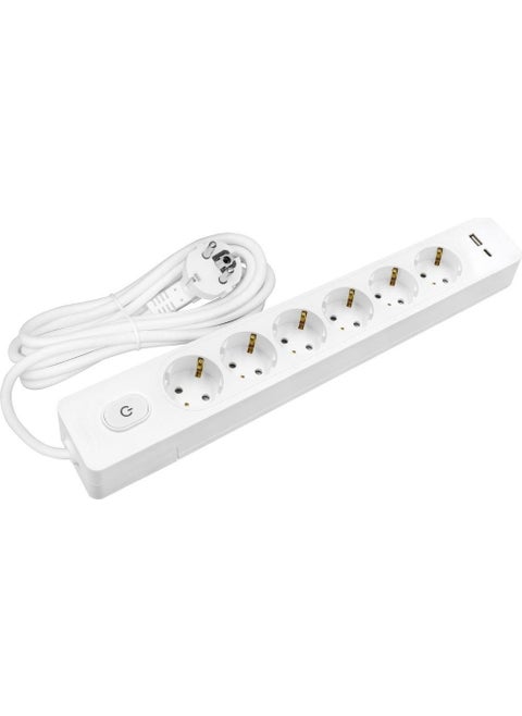 Wired Usb/type-C 6-Piece 2 Meter Group Socket