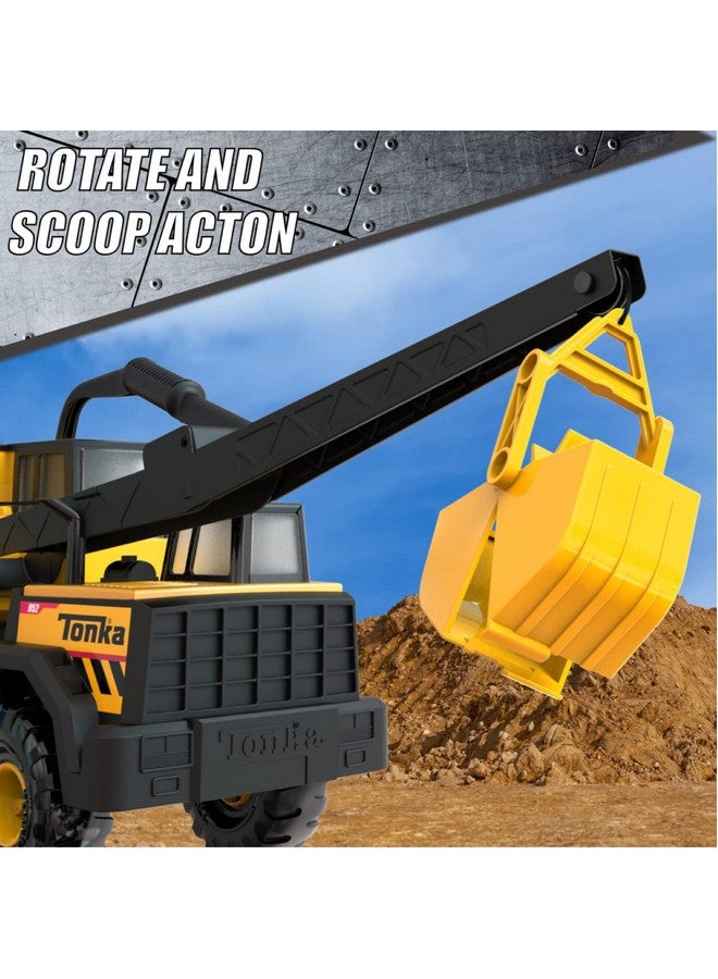 تونكا كلاسيكيات الصلب، رافعة قوية مصنوعة من الفولاذ والبلاستيك القوي، شاحنة بناء كبيرة، للأولاد والبنات من عمر 3 سنوات فما فوق، الأطفال الصغار، هدية عيد ميلاد، عيد الميلاد، العطلة - Image 4