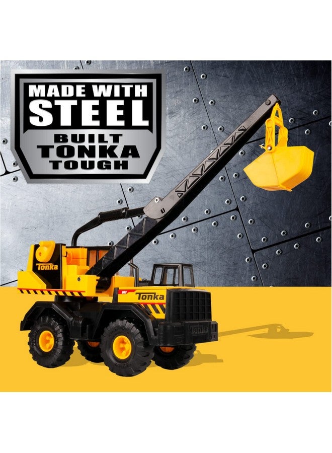تونكا كلاسيكيات الصلب، رافعة قوية مصنوعة من الفولاذ والبلاستيك القوي، شاحنة بناء كبيرة، للأولاد والبنات من عمر 3 سنوات فما فوق، الأطفال الصغار، هدية عيد ميلاد، عيد الميلاد، العطلة - Image 2