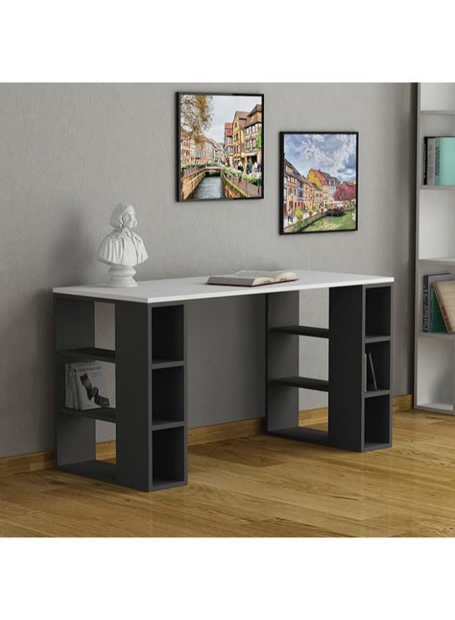 Markero Group Contemporary Writing Desk with Storage – Stylish and Spacious Workstation for Home Office or Study - Image 1