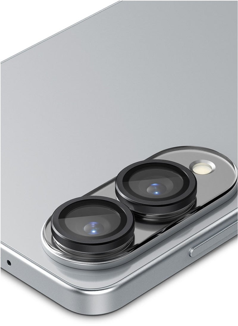 GLAStR EZ-Fit Optik PRO HD for Samsung Galaxy S25 EDGE Camera Lens Protector [2 PACK] - Black