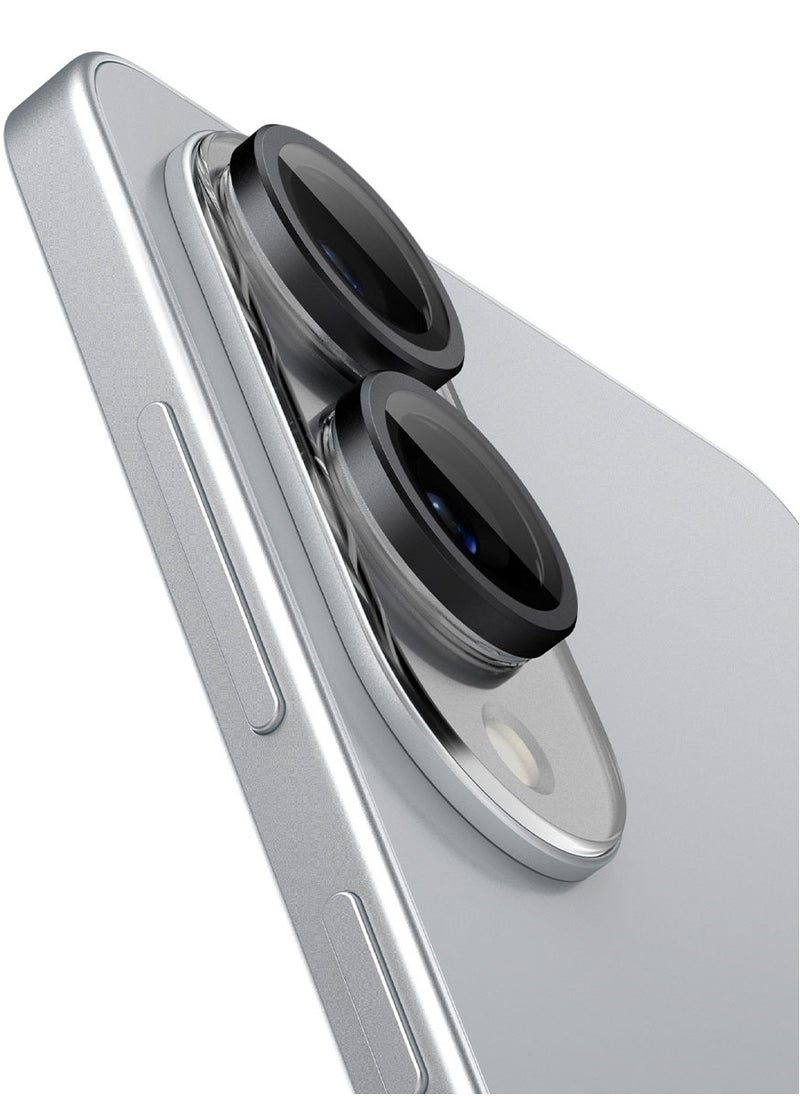 GLAStR EZ-Fit Optik PRO HD for Samsung Galaxy S25 EDGE Camera Lens Protector [2 PACK] - Black