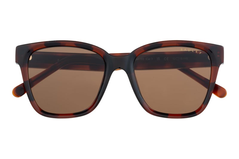 RADLEY London Women's 6521 Square Sunglasses, 53 mm, Dark Oak Tort - Image 2